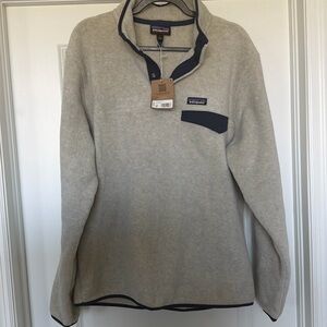 Men’s NWT Patagonia Lightweight Synchilla Snap T Pullover Sz Large